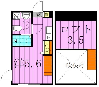 ソレイユ北綾瀬 間取り図