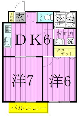 サンライトパレス 間取り図