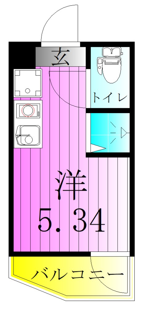 Cube kanamachi Ⅴ 間取り図