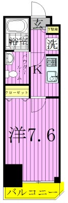 プレール・ドゥーク北千住 間取り図