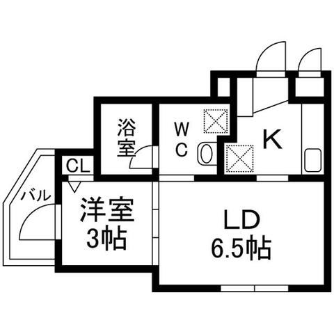 ＶＩＶＡＣＥⅥ 101号室 間取り