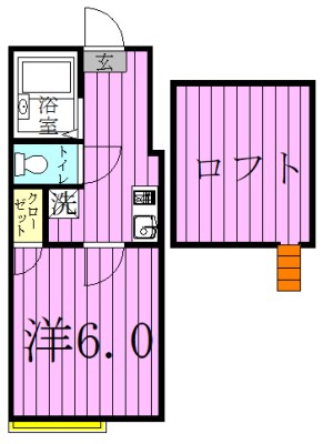 COLONNA MILIARE 間取り図