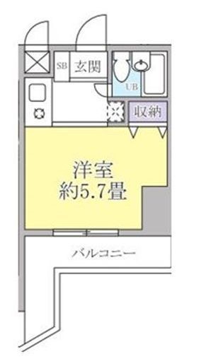 コスモ亀有V 間取り図