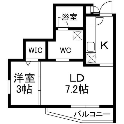 ＶＩＶＡＣＥⅥ 201号室 間取り
