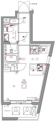 ユリカロゼAZ亀有 間取り図