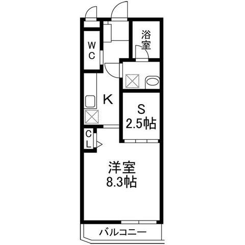 ＶＩＶＡＣＥⅥ 204号室 間取り