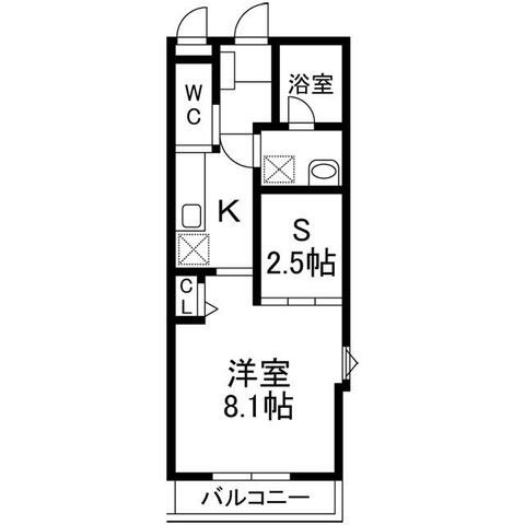 ＶＩＶＡＣＥⅥ 205号室 間取り