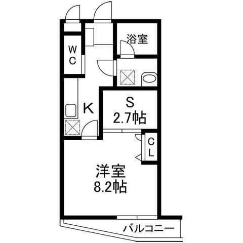 ＶＩＶＡＣＥⅥ 302号室 間取り