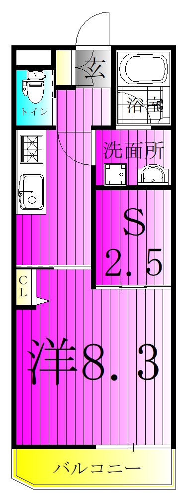 ＶＩＶＡＣＥⅥ 304号室 間取り