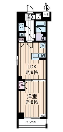 いずみマンションⅡ 間取り図