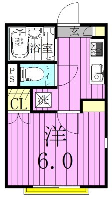 フローラ八潮 間取り図