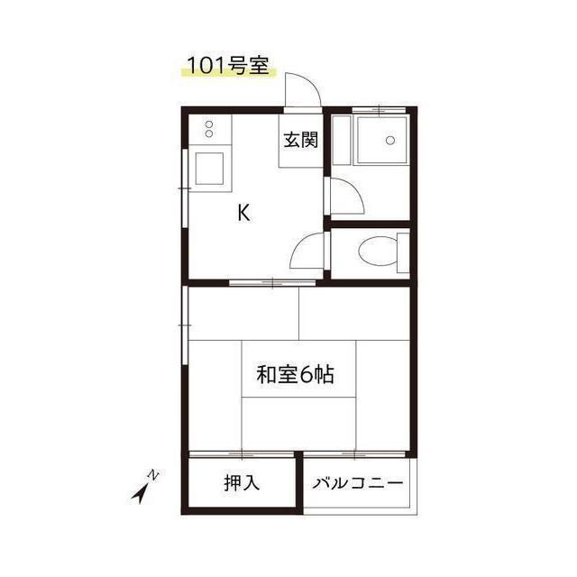 サンコーハイム 間取り図