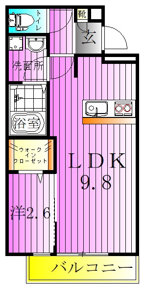 KEIAI RESIDENCE 梅島 間取り図