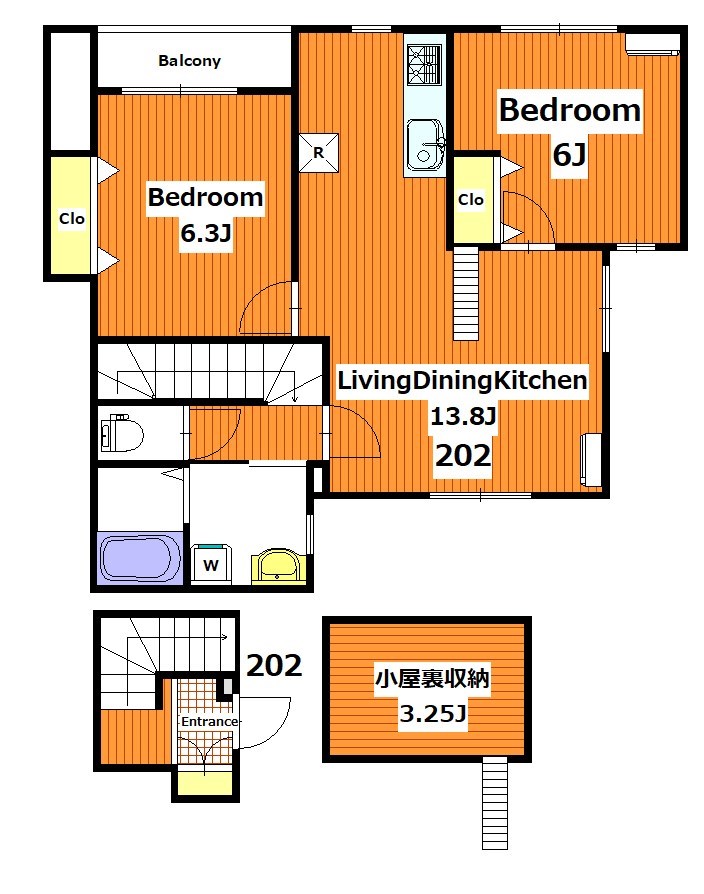 オルフェ 間取り図