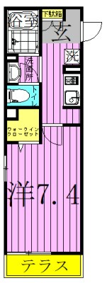 サンライズ扇 間取り図
