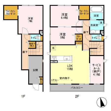 グランドソレイユⅥ 間取り