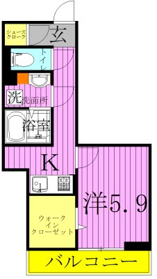 トワ・グレース柏の葉 211号室 間取り