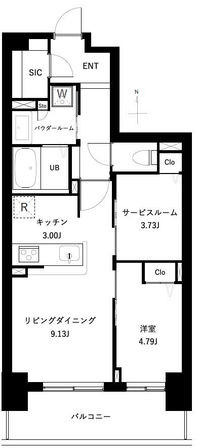 アーバンパーク谷在家 間取り図