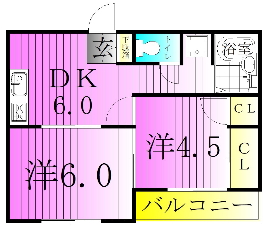ヒルズペガサス 間取り図