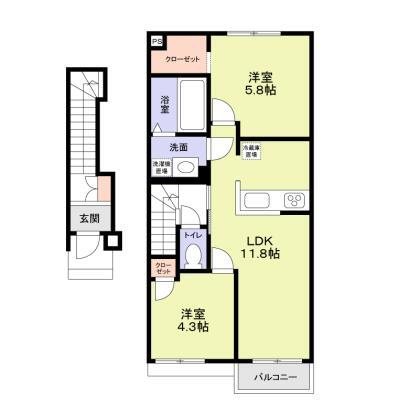 （仮称）足立区六木３丁目計画 間取り図