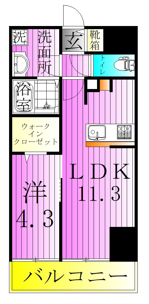 HF北千住レジデンス 間取り図