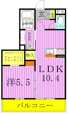 クレシアコート 間取り