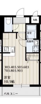 平安メゾン 間取り