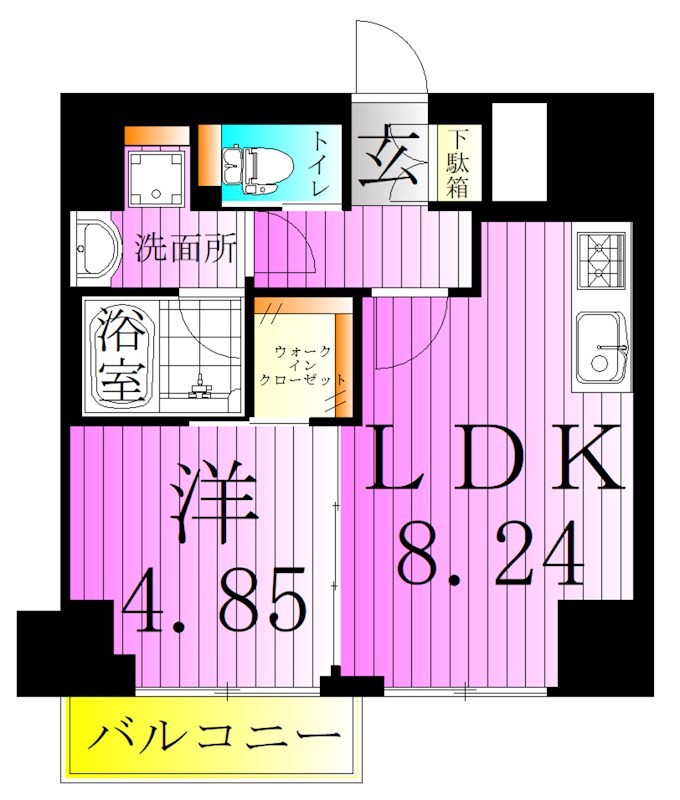 プレジオ西新井 間取り図