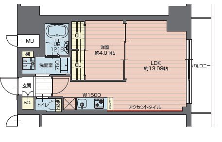 プレジオ西新井 間取り図