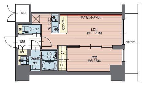 プレジオ西新井 間取り図