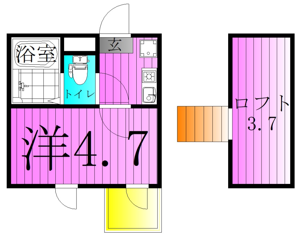 Amitie Ojikamiya 間取り図