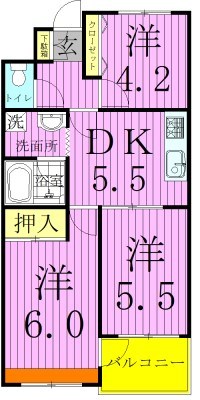 第二宝マンション 間取り図