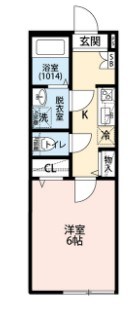 エクセラン竹ノ塚 間取り図