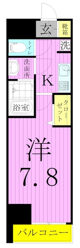 ラフィスタ大師前WEST 間取り図