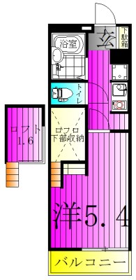 グラツィア 308号室 間取り