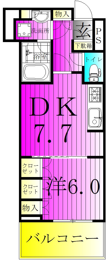 パークシティ柏の葉キャンパス　ザ・ゲートタワー　ウエスト 1314号室 間取り