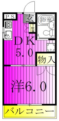 ビーブタウン高田 間取り