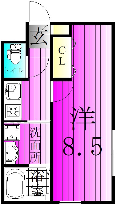 カーザ・レフィナーダⅢ 101号室 間取り