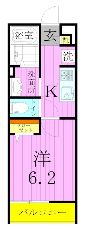 リブリ・クレール江北 間取り図