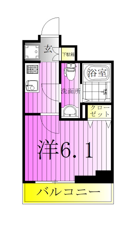 アーバンパークお花茶屋 間取り図