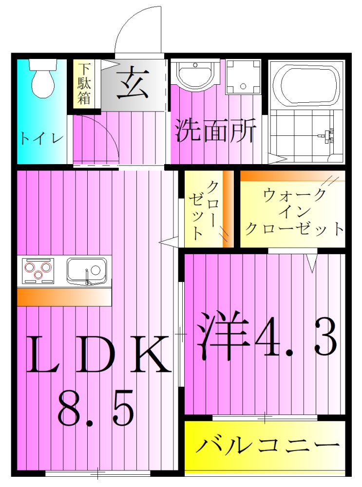ヒログランデ 間取り図