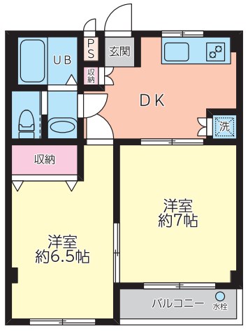 東京アパートメント 間取り図
