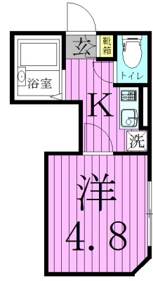 レクラン五反野 間取り図