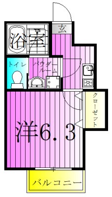 Ｅｔ．ａｌｏｒｓ　エ・アロール 間取り図