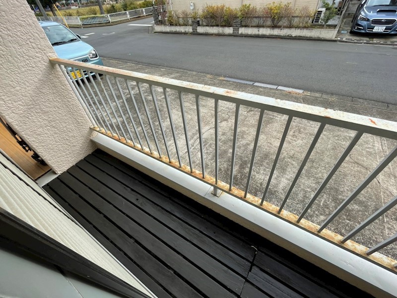 平川コーポ ベランダ