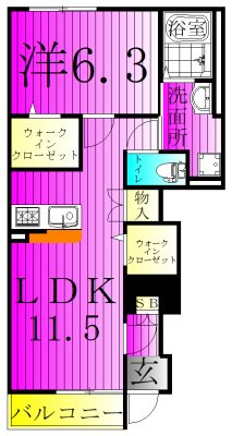 ＫＡＫＩＮＯＫＩ　ＴＥＲＲＡＣＥ 間取り