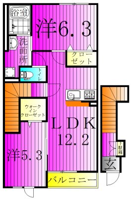 ＫＡＫＩＮＯＫＩ　ＴＥＲＲＡＣＥ 間取り