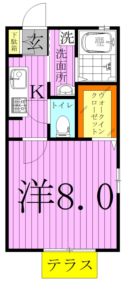 プレサージュ西新井 間取り図