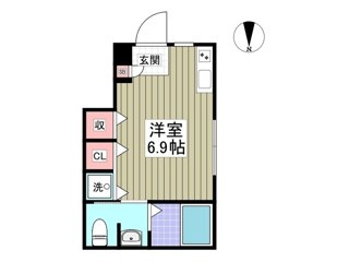 スーペル竹ノ塚 間取り図