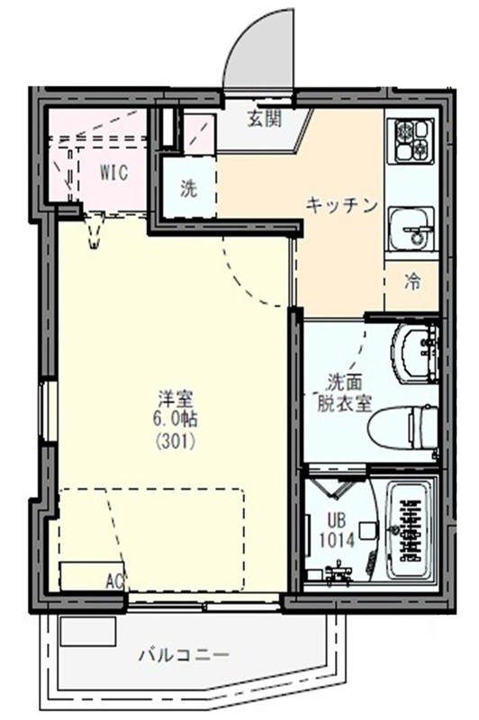 プルミエール六町 間取り図